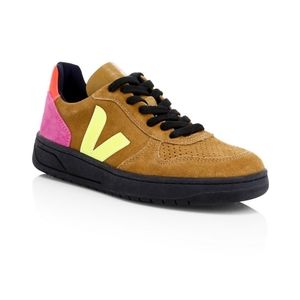 Veja V-10 suede leather sneakers shoes - sz 36 (US 5)